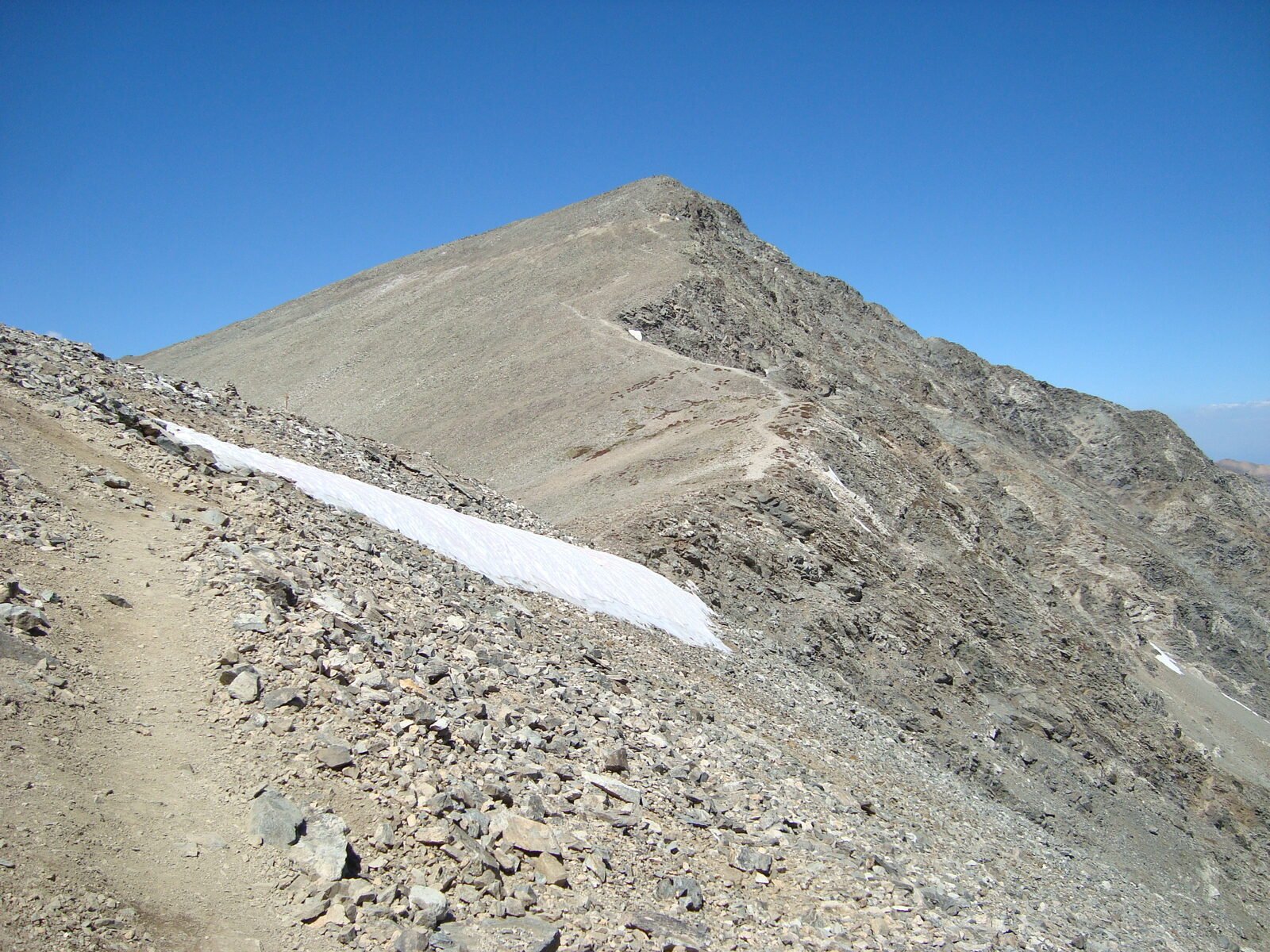 Rocky terrain on Torreys Peak